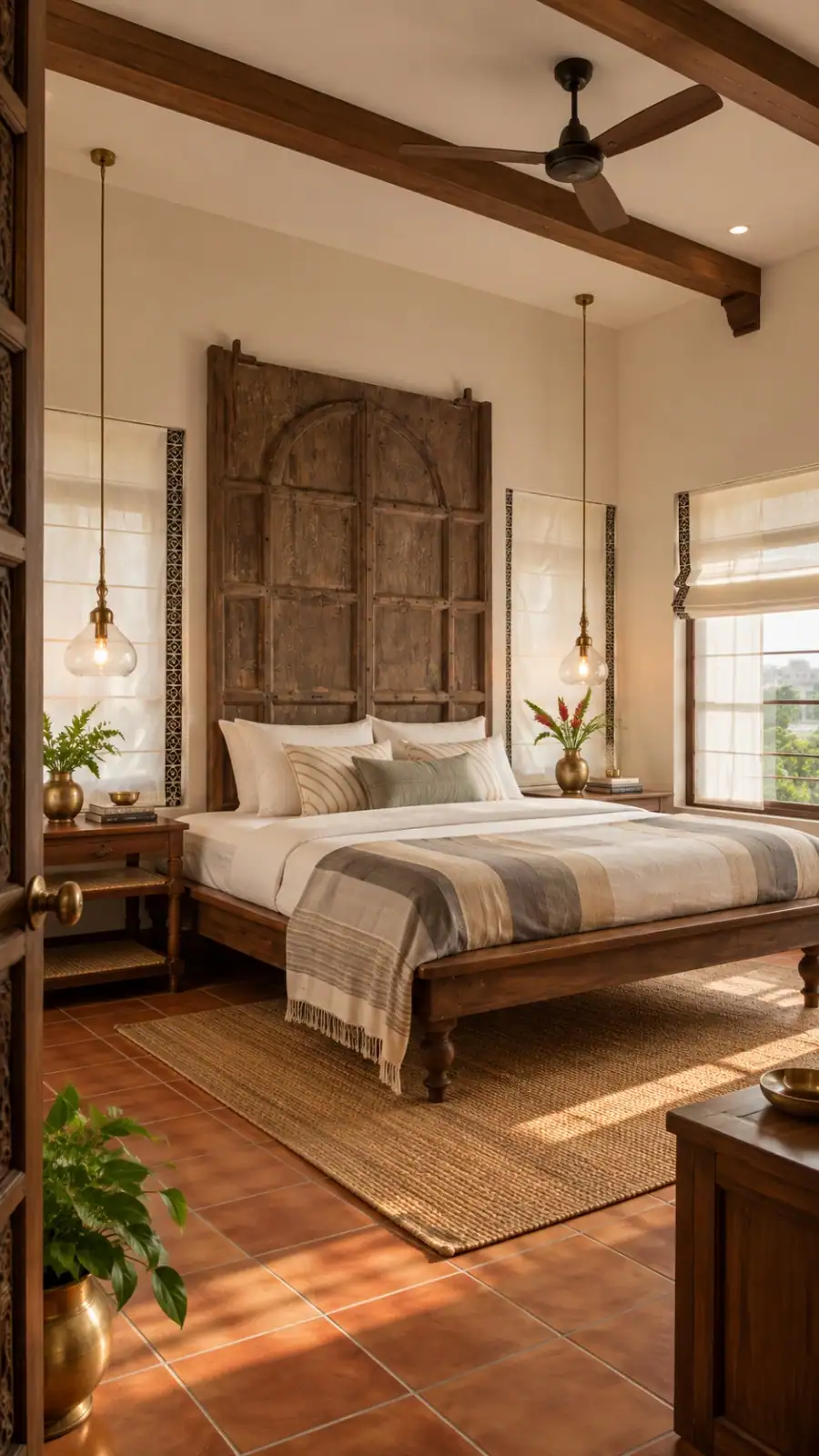 Tamil Nadu-inspired interior with a regional landmark